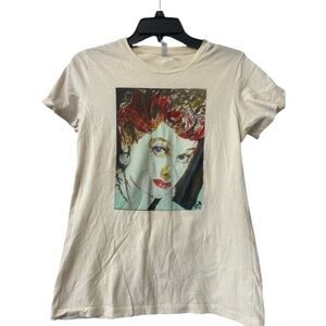 Lucille Ball Cream Graphic Tee